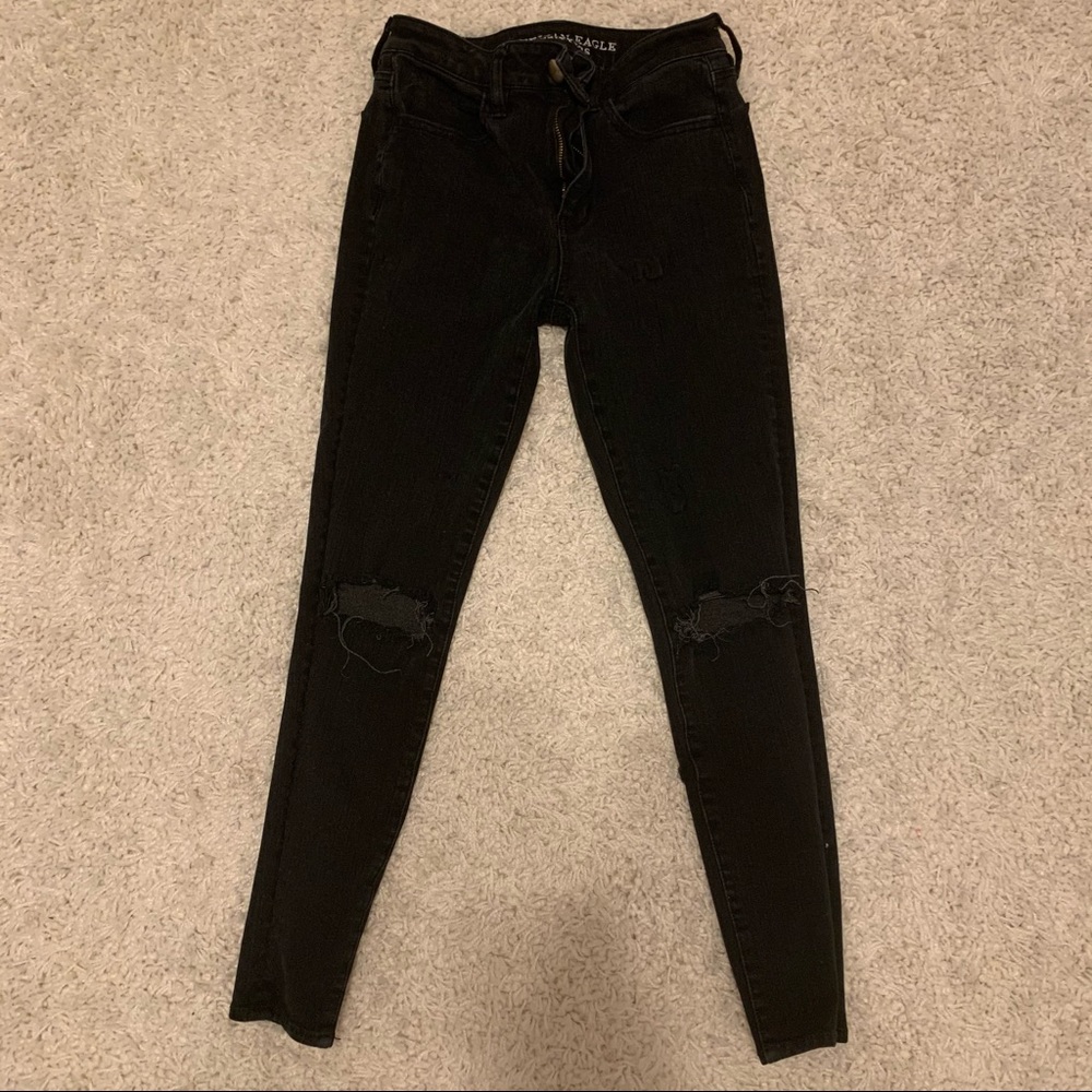 AE Black Skinny Jeans